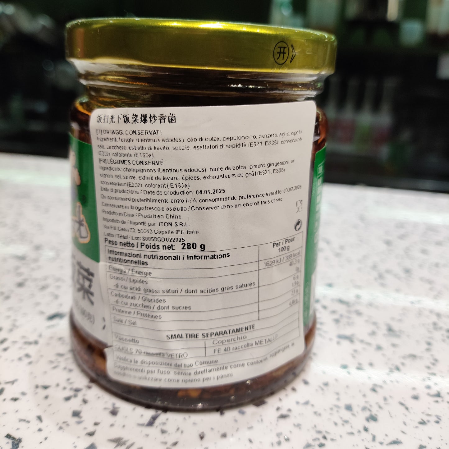 Fsg - Funghi sott'olio al peperoncino 280g