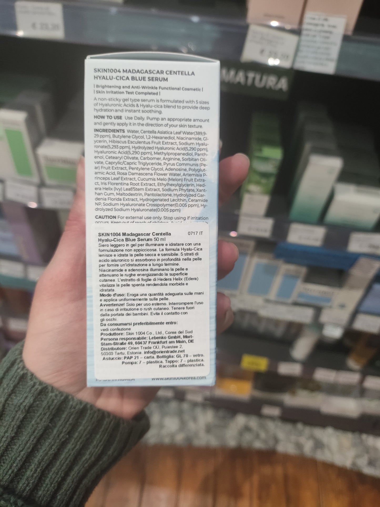 Skin1004 - Siero Blue Hyalu-cica 50ml