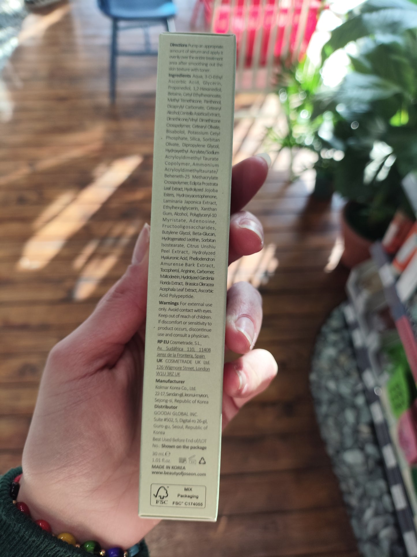 Beauty of Joseon - Siero vita C e Centella 30ml