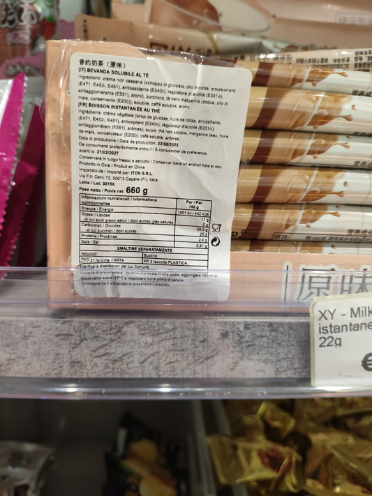 XY - Milktea istantaneo in bustina 22g