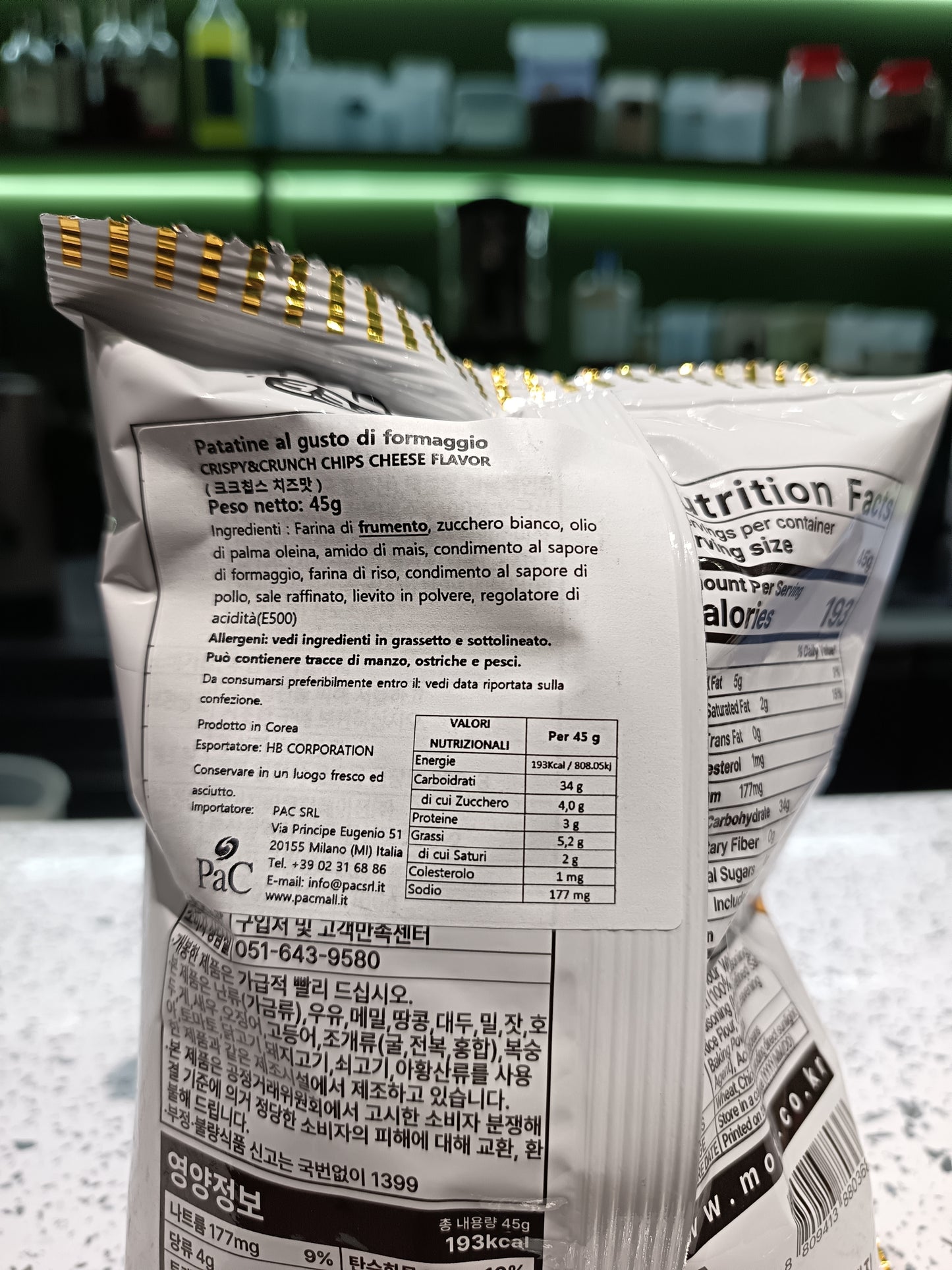 Moti - Patatine al formaggio e miele 45g