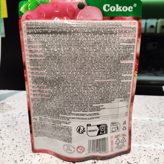 Cokoc - Caramelle gommose sbucciabili alla Fragola 75g