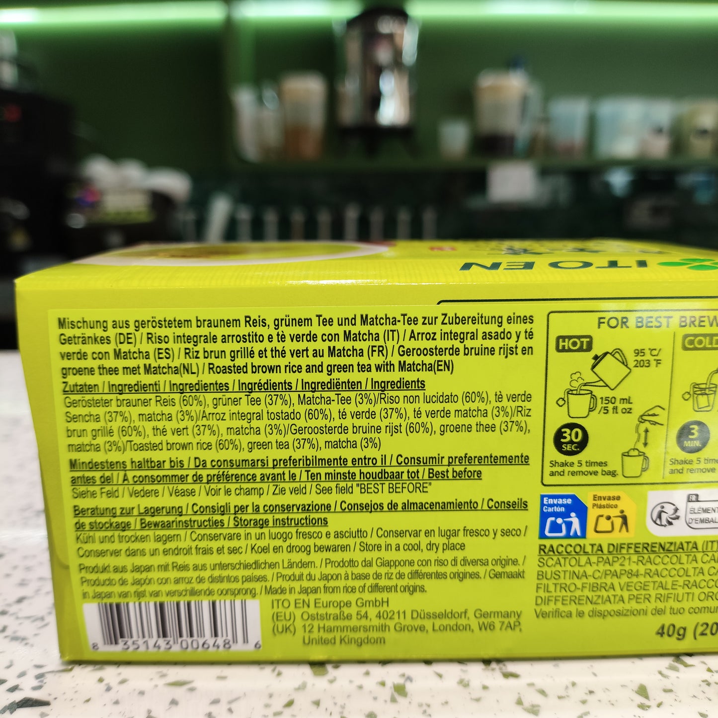 Itoen - Tè Matcha Genmaicha in bustine 40g