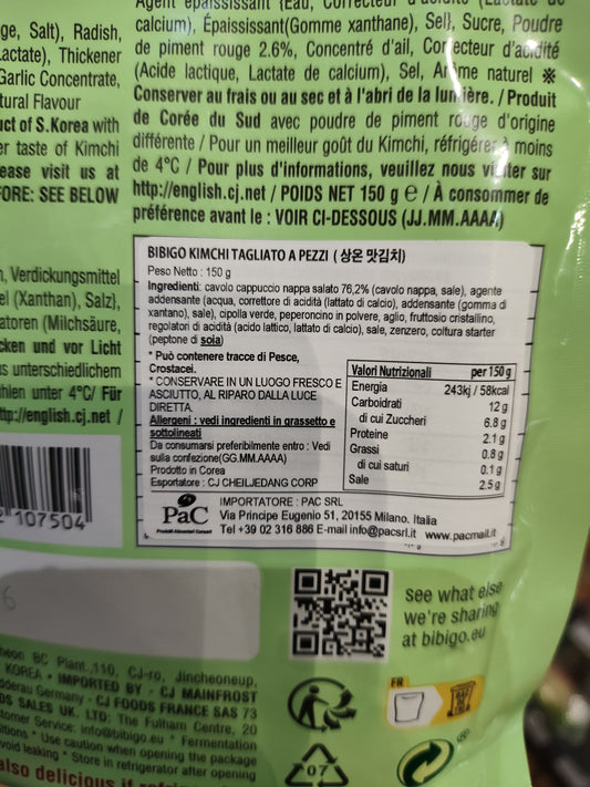 Bibigo - Kimchi Vegano affettato 150g