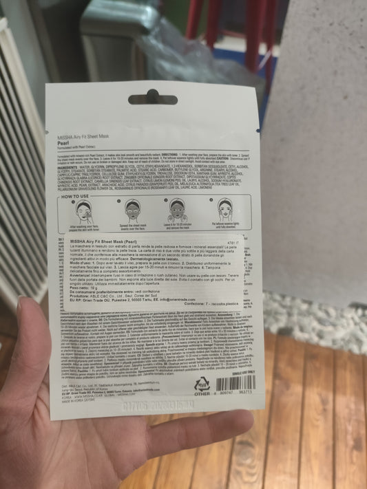 MISSHA - maschera alla perla 19g