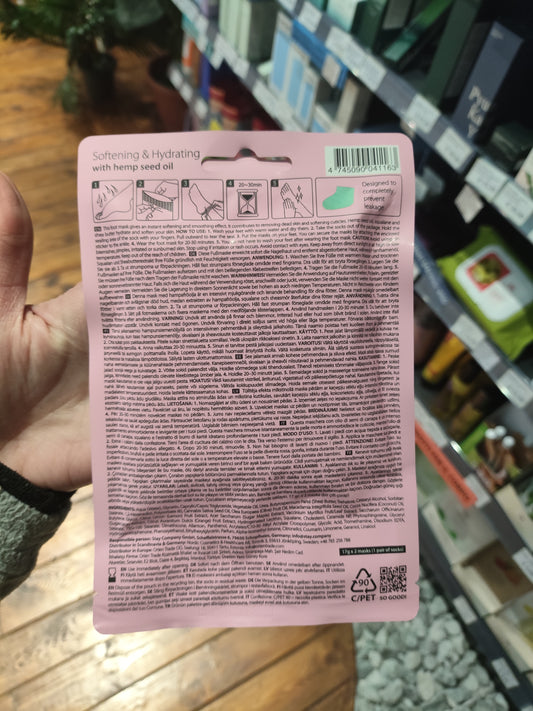 Staywell - Maschera Piedi con Olio di Canapa