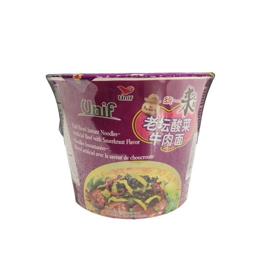 Unif - Ramen al Manzo con Verdure Agropiccante BOWL (CON BRODO)