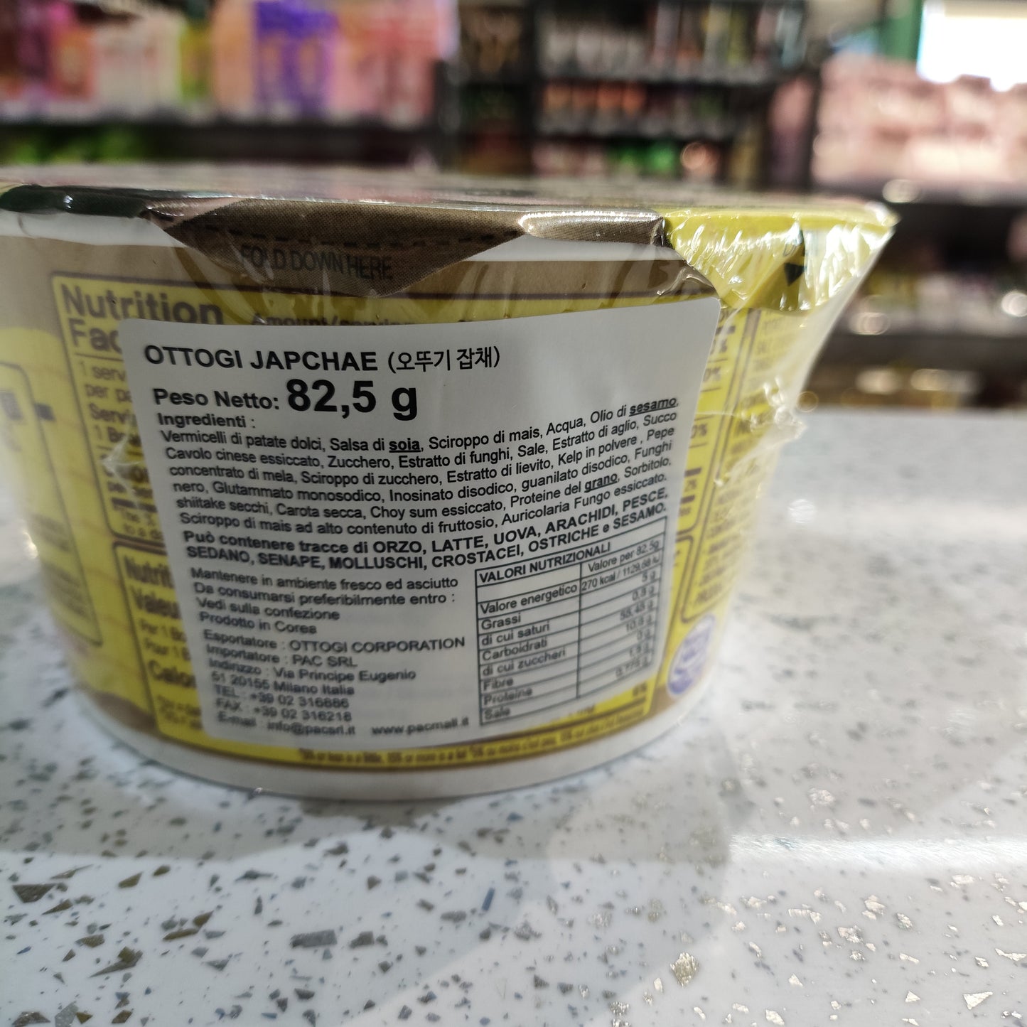 Ottogi - Japchae istantaneo BOWL 82.5g