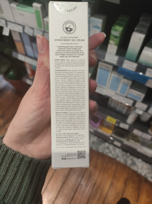Village11 - Crema Viso gel idratante 50ml
