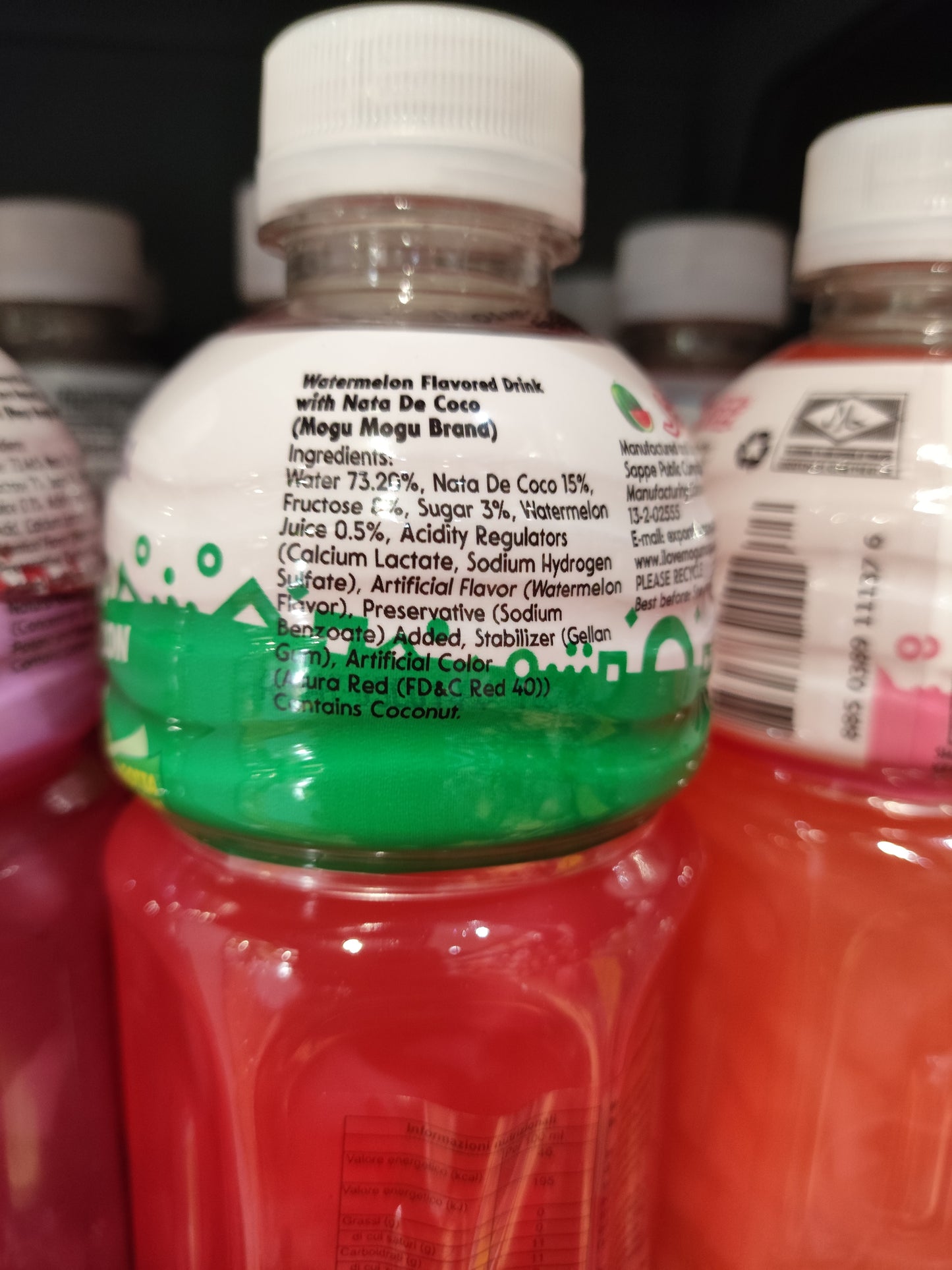 Mogu Mogu - Bevanda all’Anguria con jelly cocco 320ml