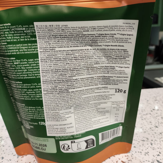 Y&L - Mochi alle Nocciole e Cioccolato Bianco 120g