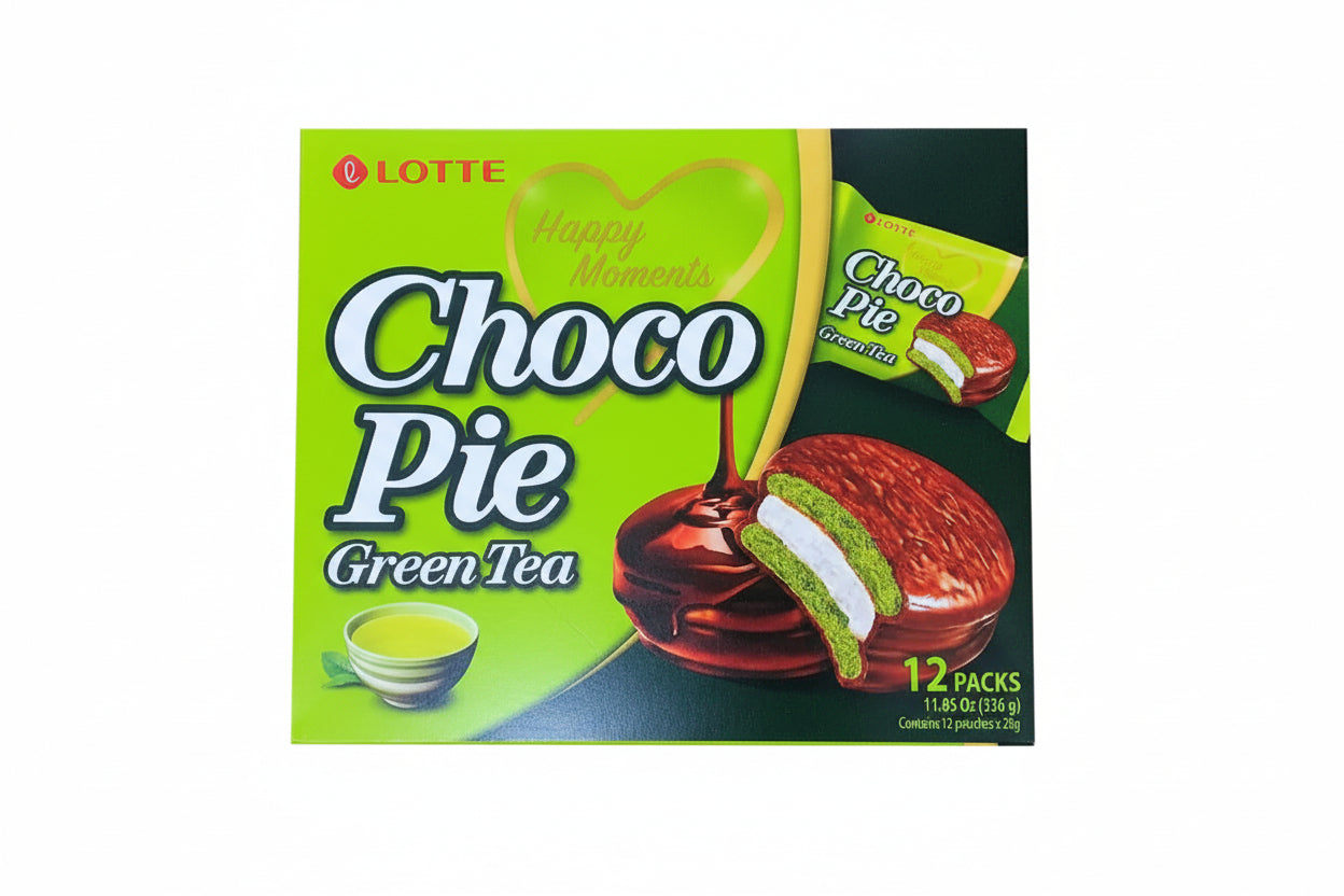 Lotte - Choco Pie al Te Verde 336g