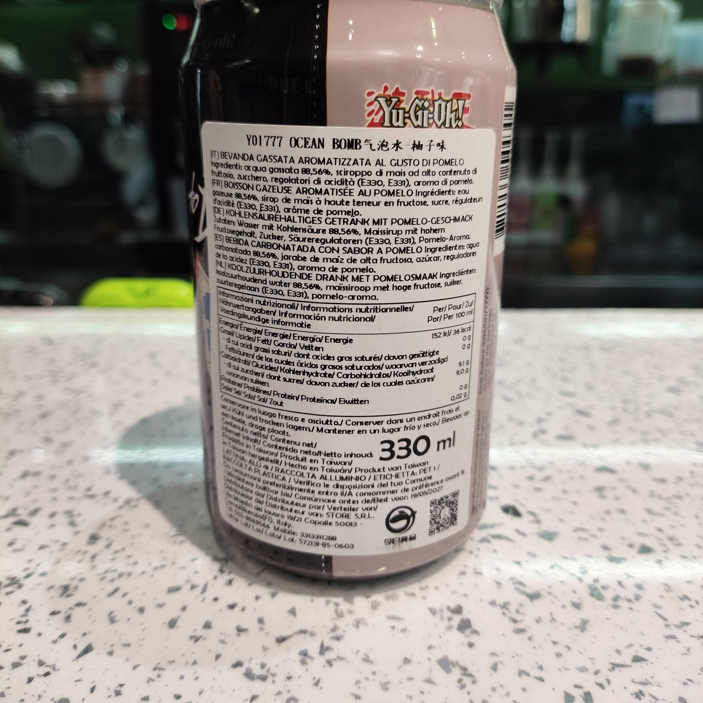 OceanBomb YuGiOh! - Bevanda gassata allo Yuzu 330ml