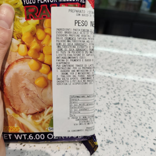 Itsuki - Ramen Hokkaido allo Yuzu 170g (CON BRODO)