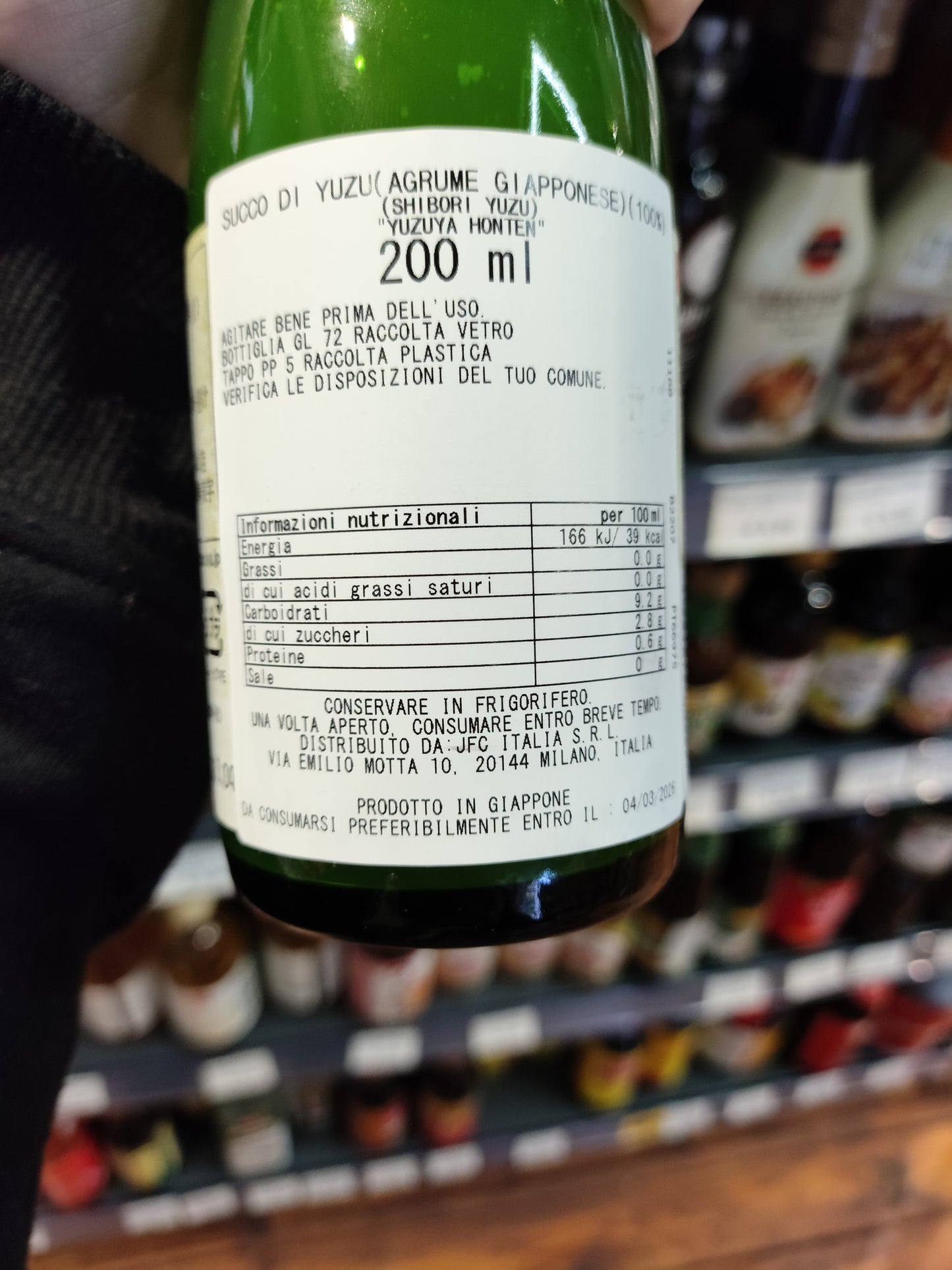 Yuzuya - Yuzu 100% spremuto a mano 200ml