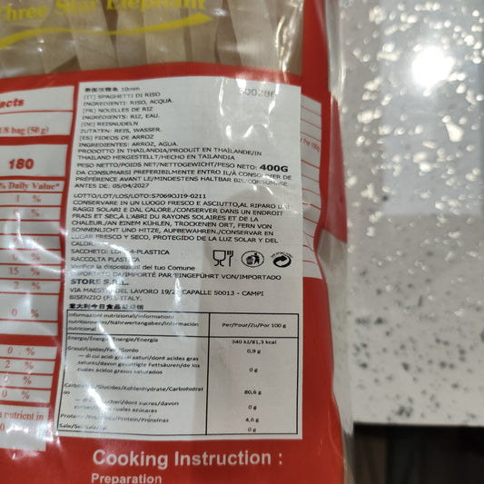 Tse - Tagliatelle di Riso 400g (10mm)