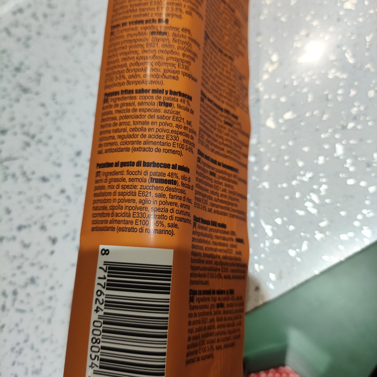 Tokimeki - Long Chips al BBQ e Miele 116g