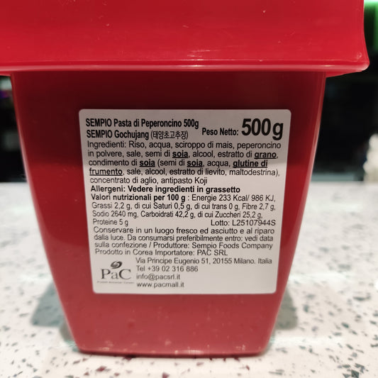 Sempio - Gochujang Pasta di peperoncino vegana 500g