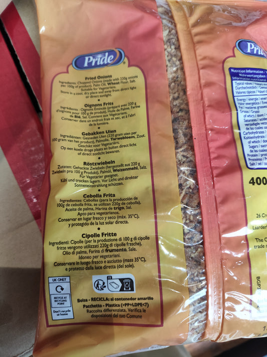 Pride - Cipolla Fritta 400g