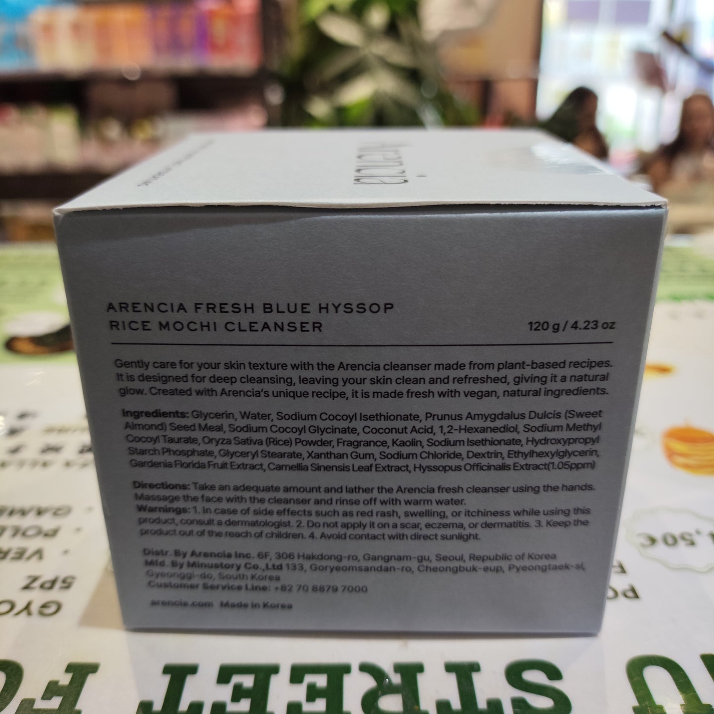 Arencia - Detergente Mochi Blue Hyssop idratante 120g