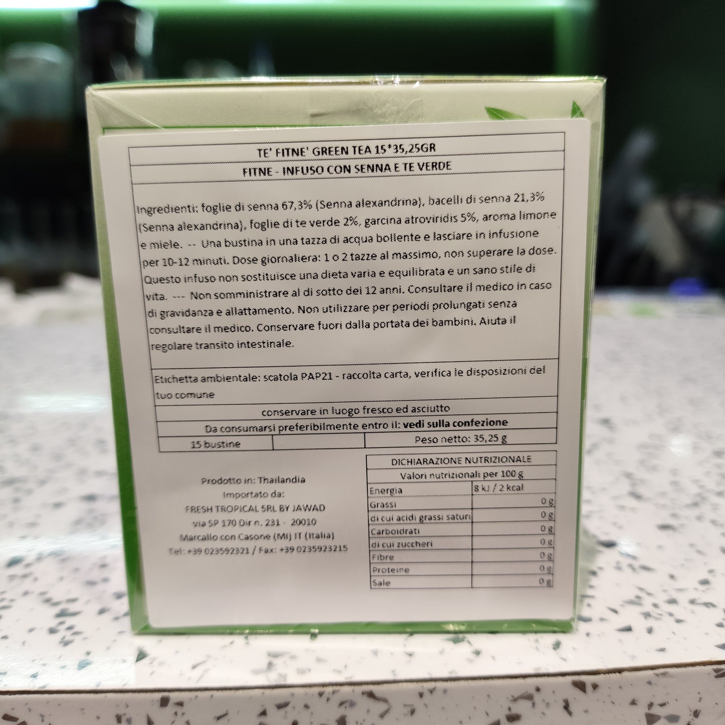 Fitne - Tè Verde dietetico alla Senna 39,5g