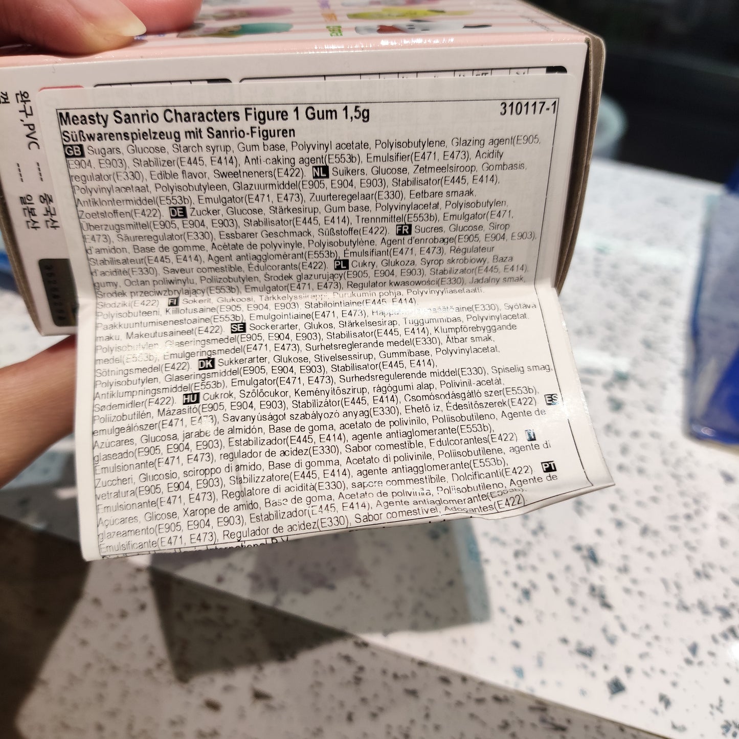 Sanrio - Action Figure con Chewing-gum 1,5g