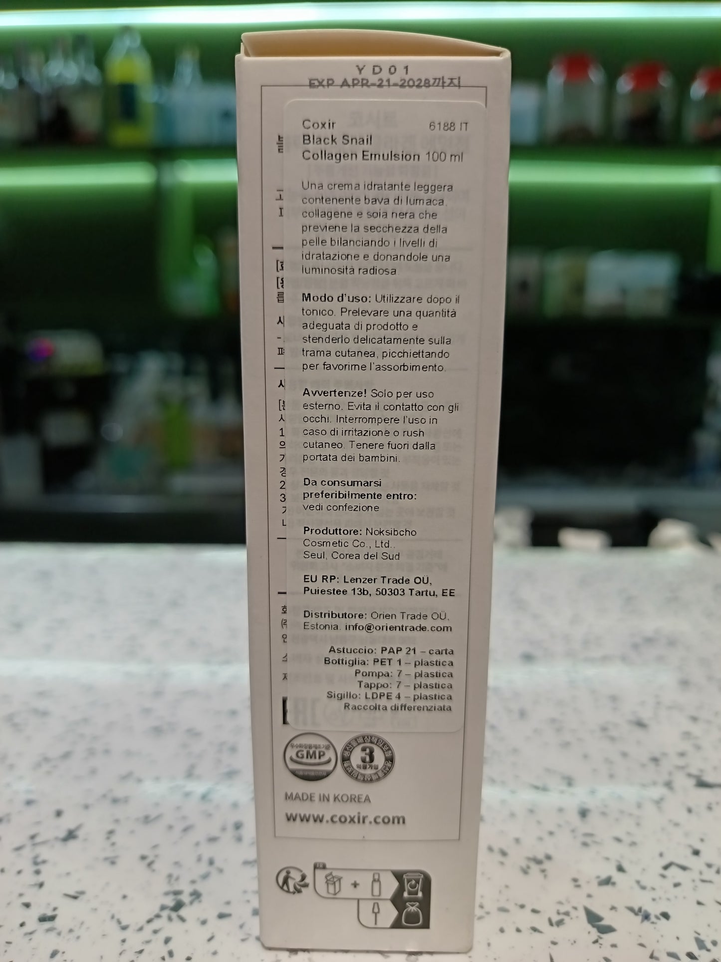 Coxir - Emulsione alla lumaca 100ml