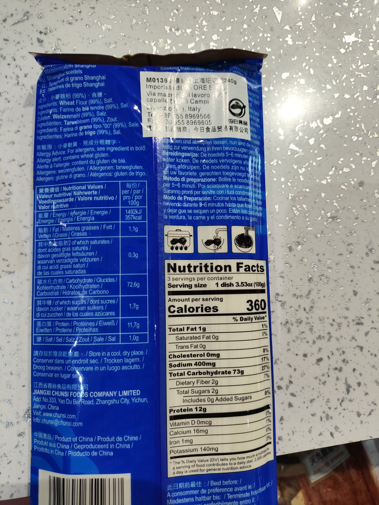 CS - Spaghetti stile Shanghai 340g