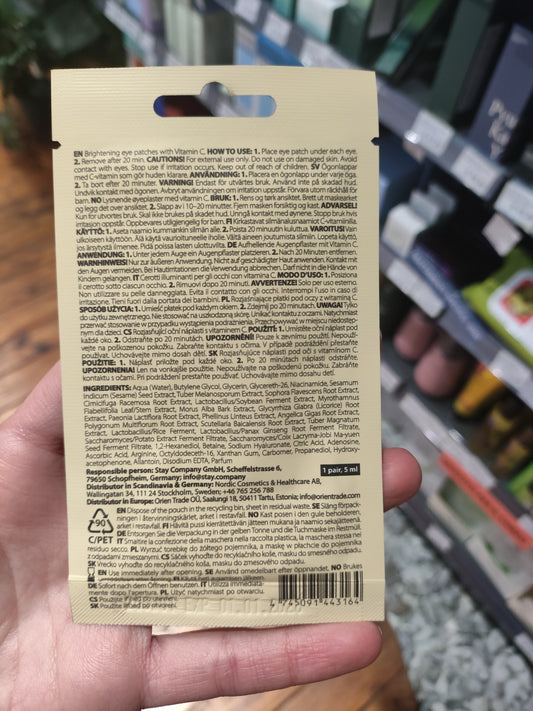 Staywell- patch occhi alla vitamina c 5ml