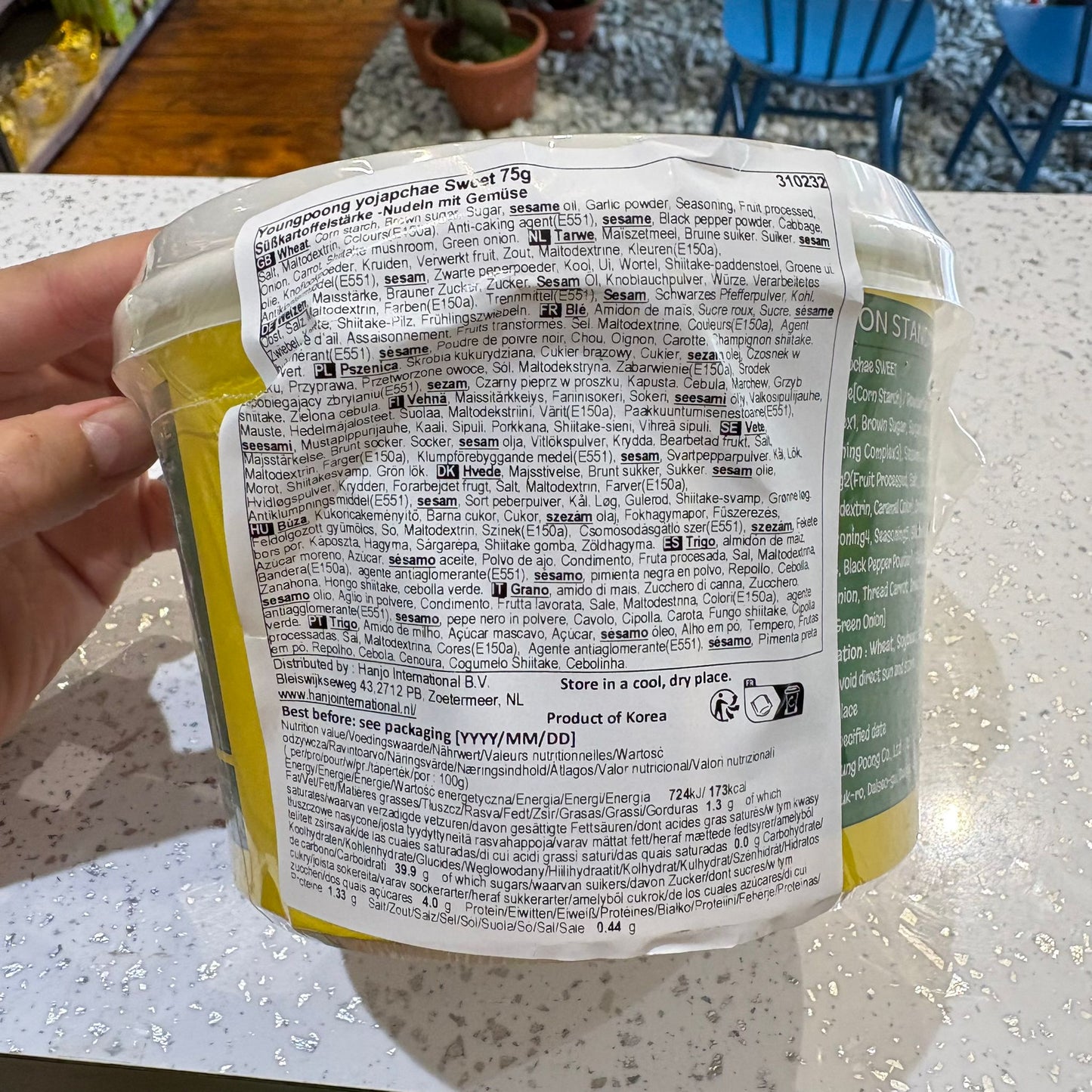 Youngpoong - Japchae istantaneo Dolce 75g