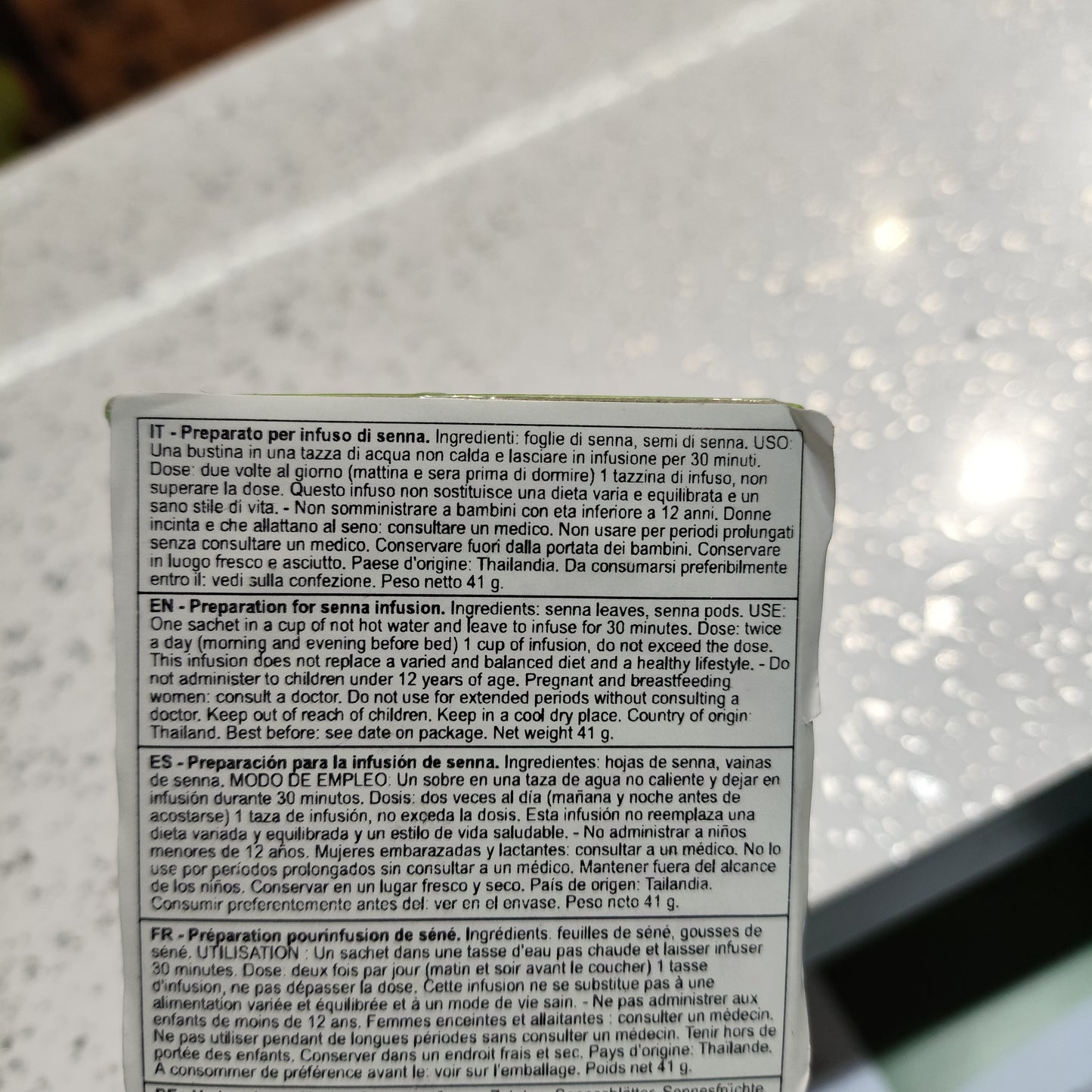 SH - Tè dimagrante con foglie di Senna 41g