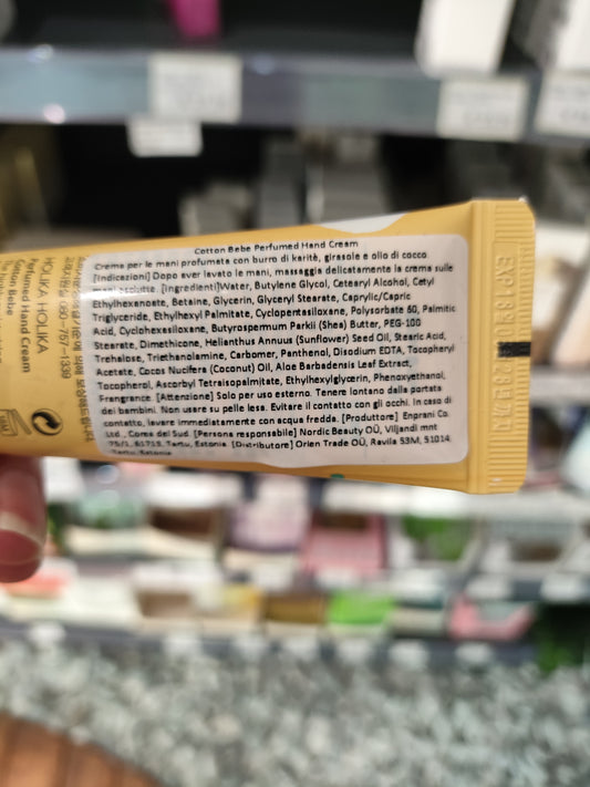 Holika holika - Crema Mani 'Cotton Bebe' 30ml