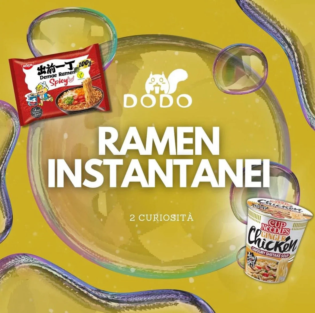 INSTANT NOODLES: Dove e quando nascono?- Dodo Asian Market