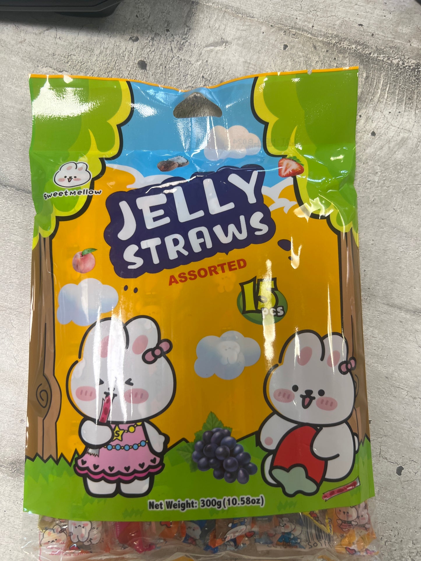 Sm Straws Gelatine alla frutta 300g