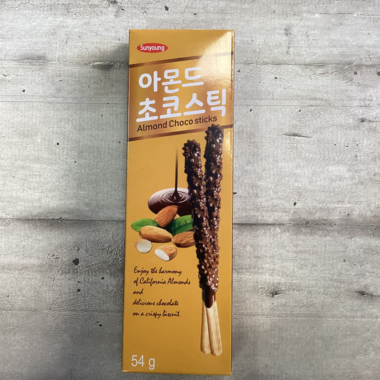 Sunyoung - Pocky al cioccolato e mandorle 54g