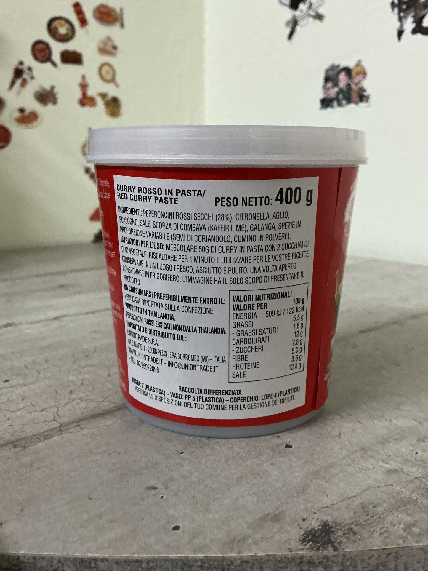 Cockbrand -  Curry Rosso in Pasta 400g