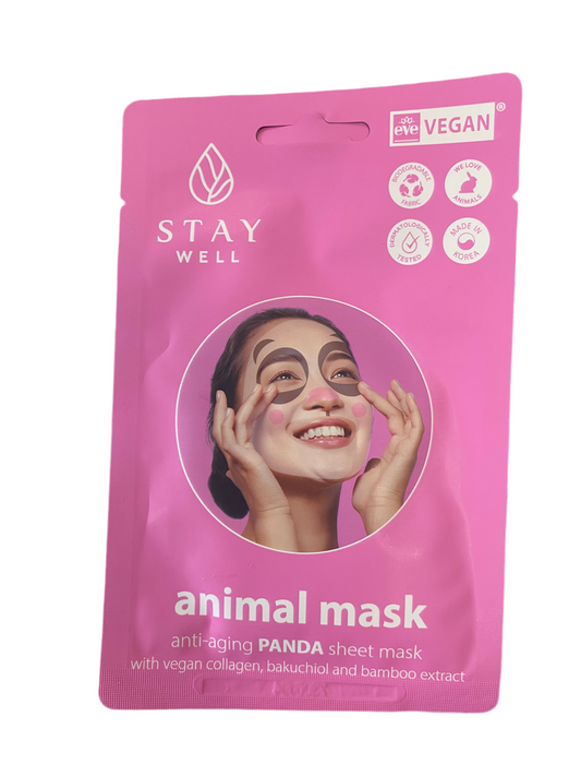 Staywell - maschera a forma di panda anti-age 20g