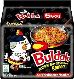 Samyang - Ramen Buldak al Pollo Piccante 5 pacchi da 140g