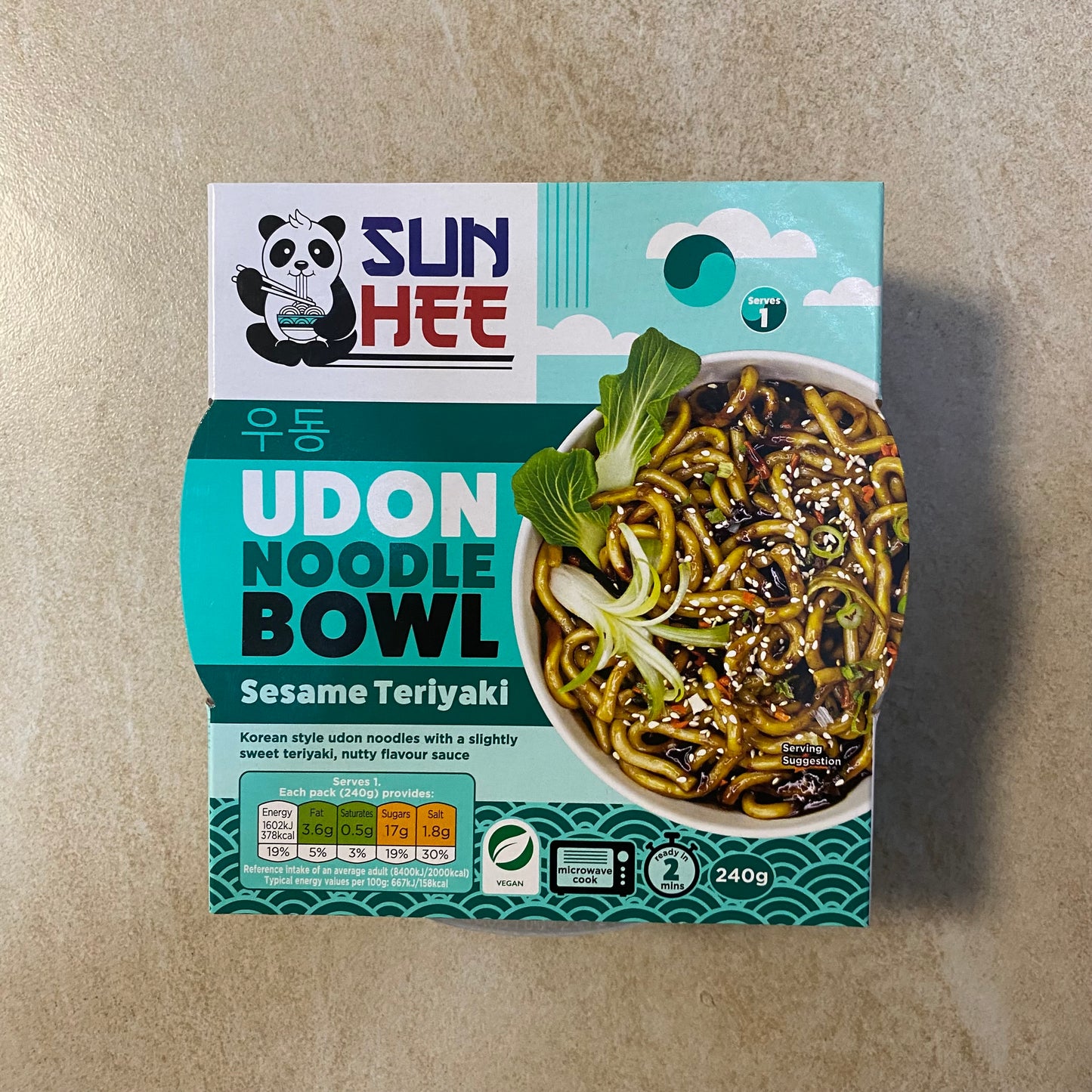 Sunhee - Udon instantaneo al teriyaki e sesamo 240g