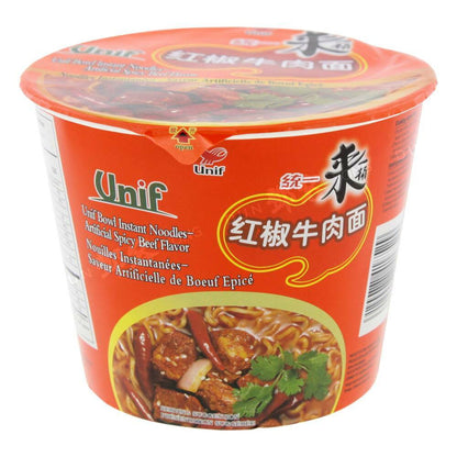 Unif - Ramen al Manzo piccante BOWL 140g (CON BRODO)