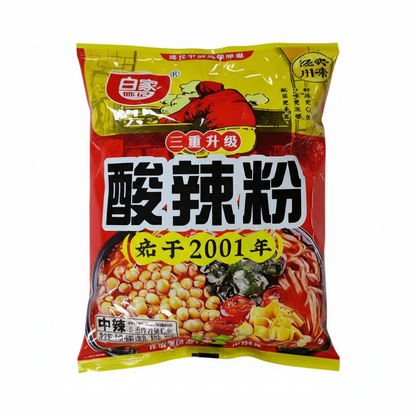 Baijia - Vermicelli di riso alle Verdure Agropiccanti (CON BRODO)