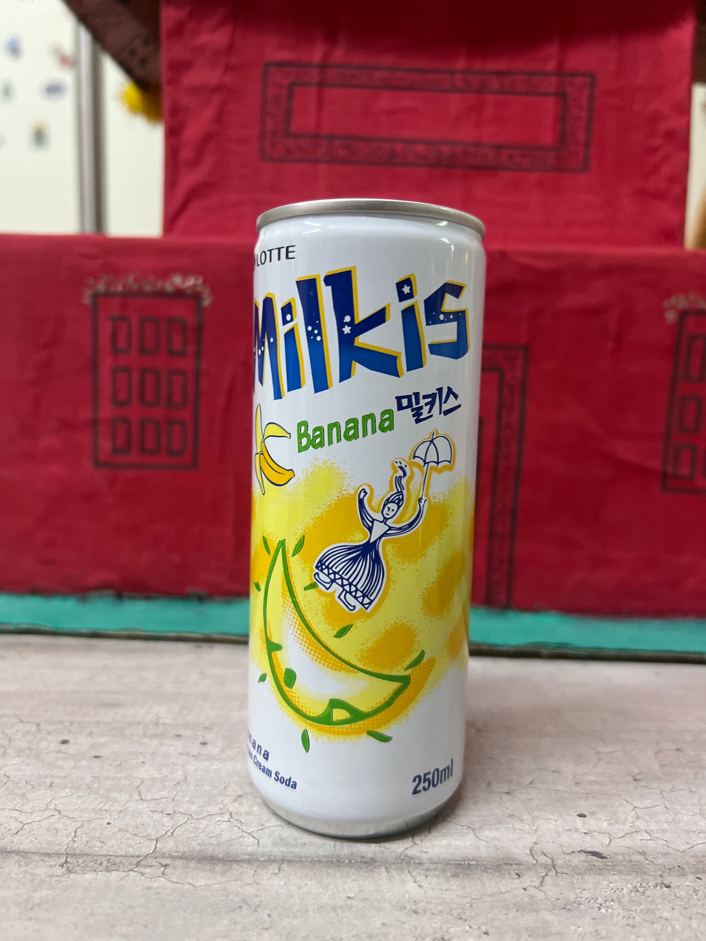 Lotte Milkis Soda alla banana 250ml