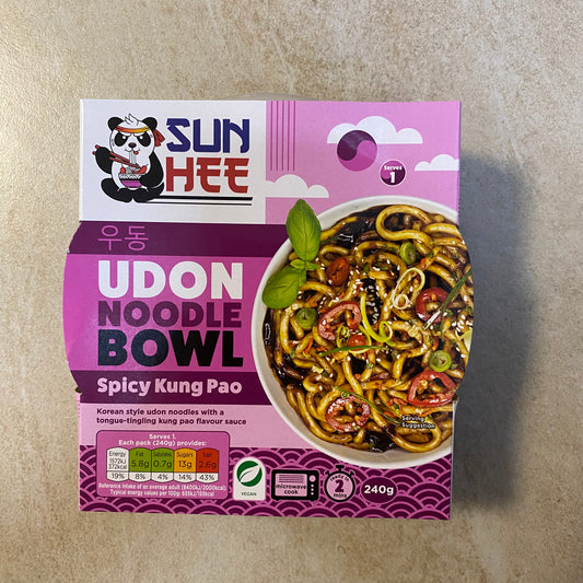 Sunhee - Udon instantaneo piccante (Kung Pao) 240g