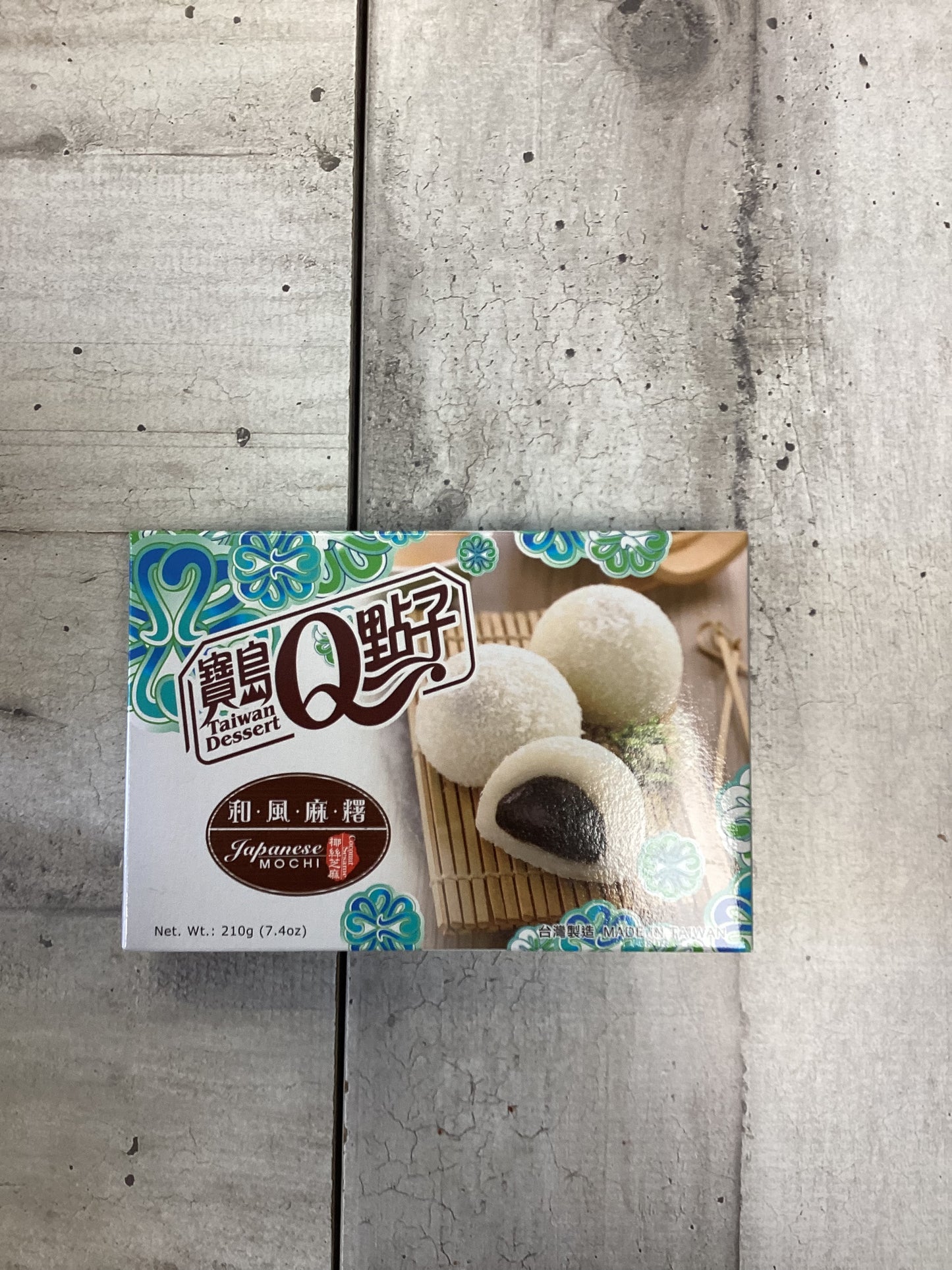 Qdianzi Mochi al sesamo con cocco 210g