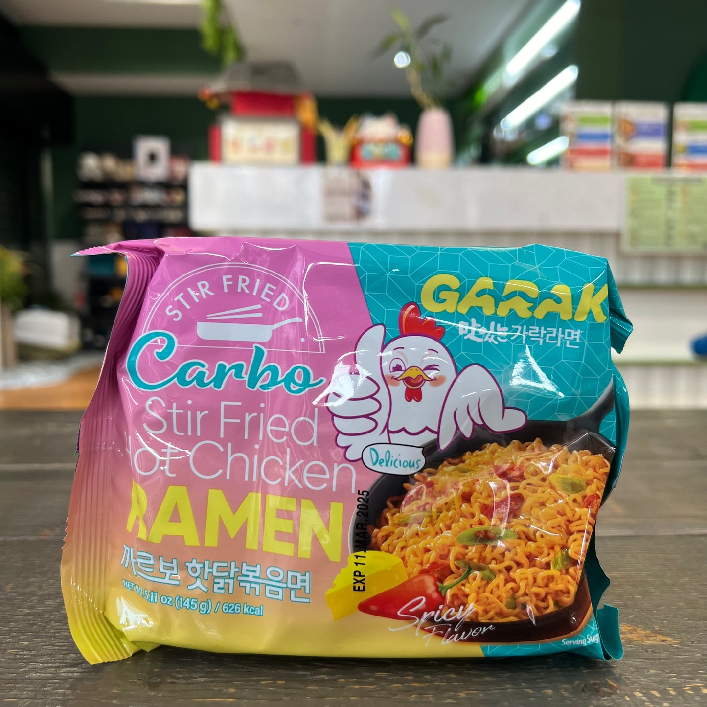 Garak - Ramen al pollo carbonara piccante 145g