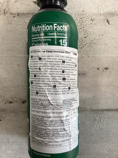 HY BTS - Caffè americano (dolce) 350ml