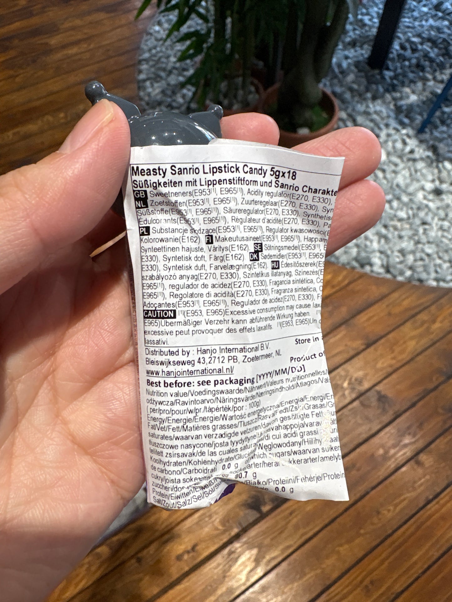 Sanrio - Candy alla fragola a forma di lipstick 5g