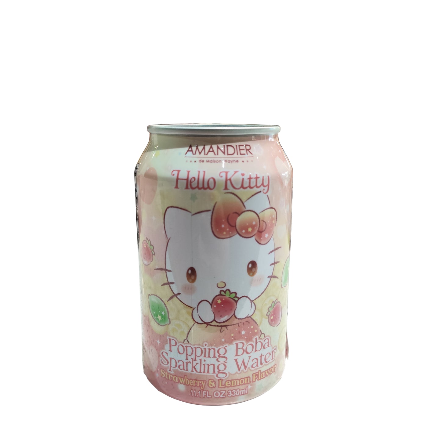 Amandier - Bevanda gassata Hello Kitty con boba Fragola e Limone 330ml