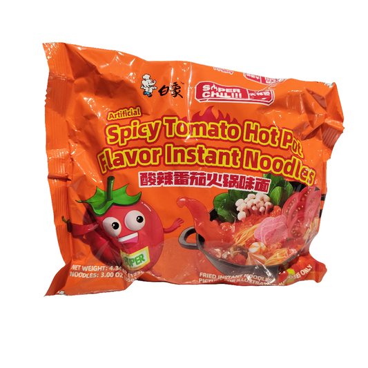 Baixiang - Ramen al Pomodoro Piccante stile HotPot 123g (CON BRODO)