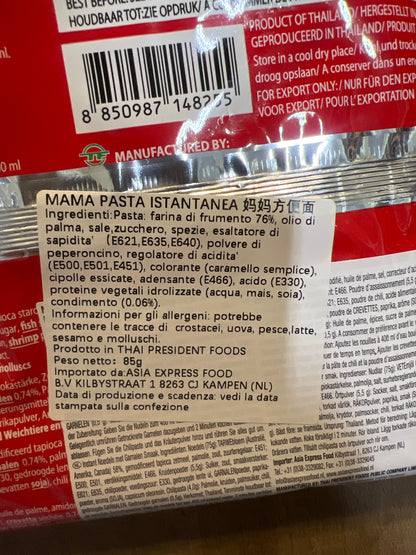 MAMA OK - Ramen al Tomyum 85g